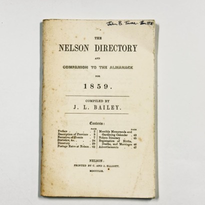 The Nelson Directory and Companion to the Almanack for 1859
