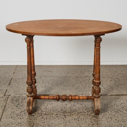 An Oval Side Table