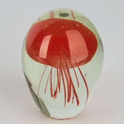 A Vintage Handblown Art Glass Paperweight