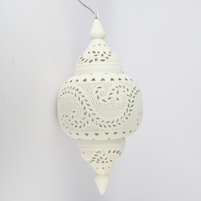 A New White Moroccan Style Pendant Light