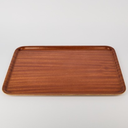 A Mid-Century Mahogany Veneered Tray