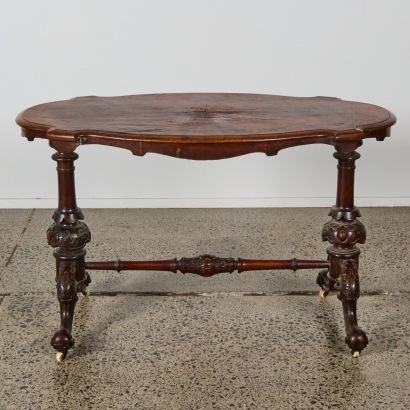 An English 19th-Century Walnut Table A/F