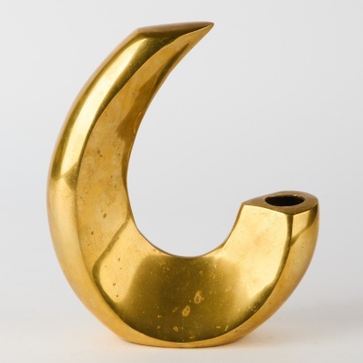 A Mid Century Brass Vase
