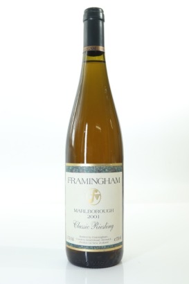 (1) 2001 Framingham Classic Riesling, Marlborough