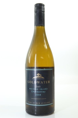 (1) 2004 Goldwater Zell Chardonnay, Waiheke Island