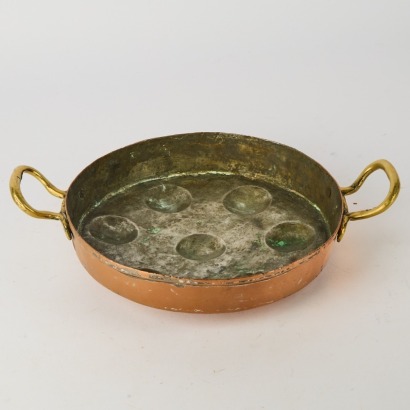 An Antique Copper Saucepan