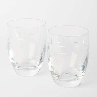 A Pair of John Rocha Waterford Tumblers