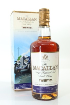 (1) The Macallan Travel Series 1920's 'Twenties' Single Malt Scotch Whisky, 500ml, 40% ABV (GB)