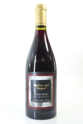 (1) 1998 Martinborough Vineyard Reserve Pinot Noir, Martinborough