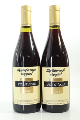 (2) 1998 Martinborough Vineyard Pinot Noir, Martinborough