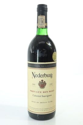 (1) 1982 Nederburg Private Bin R163 Cabernet Sauvignon, Paarl