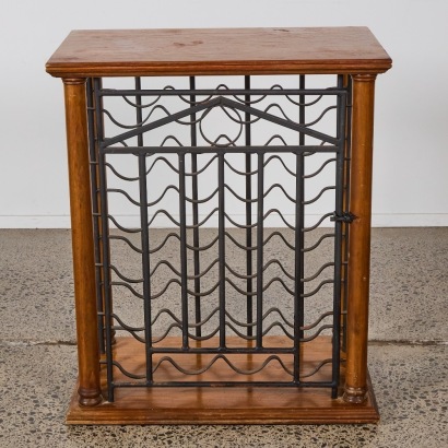 An Arthur Umanoff Style Wine Rack