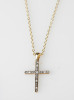 9ct Diamond Cross Pendant