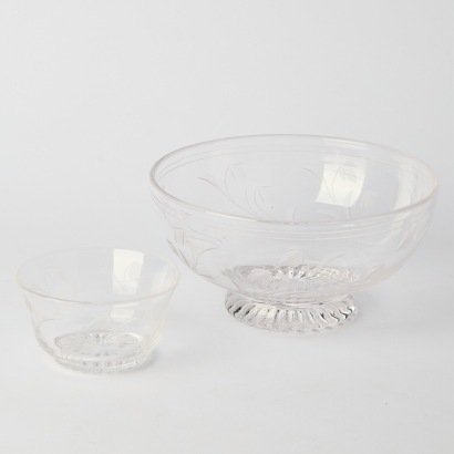 A Stuart England Glass Bowl Set