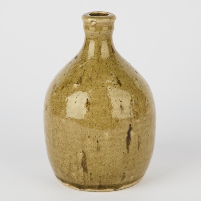 A Barry Brickell Celadon Bottle