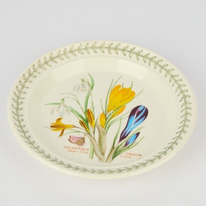 A Portmeirion Botanic Garden Butterfly and Crocus Plate