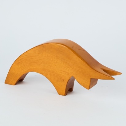 A Mid-Century Wood Bison