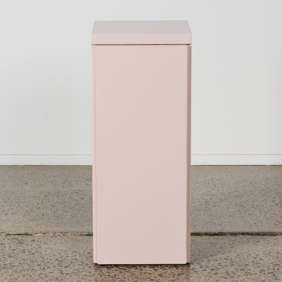 A Pink New Zealand Made Art Plinth