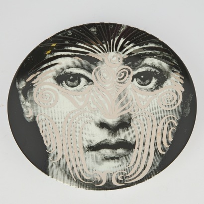 A Fornasetti Platinum Plate #9