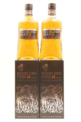 (2) Highland Park 12 Year Old Single Malt Whisky 70cl 40% alc.