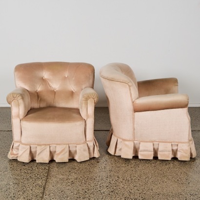 A Pair of 1950s Club Chairs