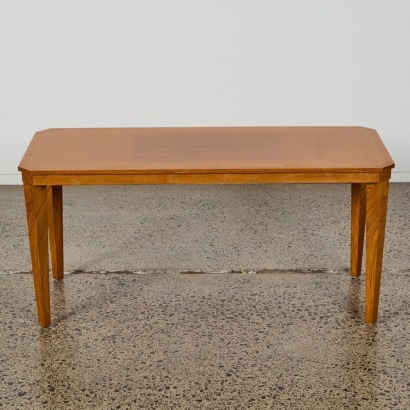 A Vintage Italian Walnut Coffee Table
