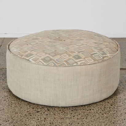 A Large Circular Ottoman