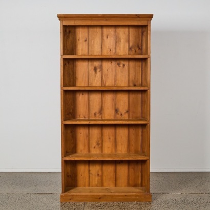 A Five Shelf Cedar Bookcase