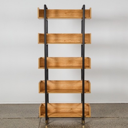 An Industrial 5 Tiered Shelf Unit