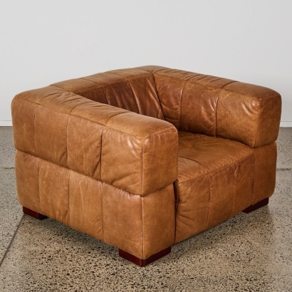 A Hudson Leather Armchair