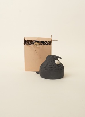 SHAW ROAD CERAMICS Tūī Trinket Box