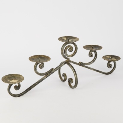 A Metal Indoor/Outdoor Candle Holder