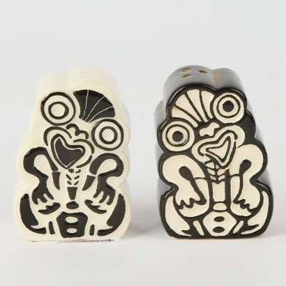 A Tiki Salt & Pepper Shaker Set