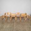 A Suite of Six Tom Dixon Peg Chairs