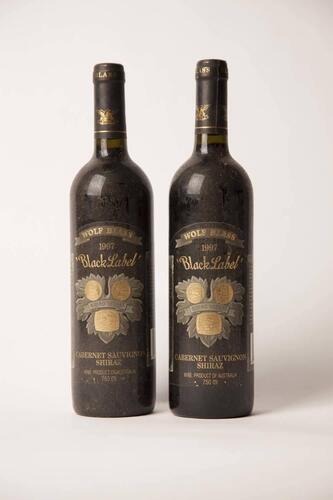 (2) 1997 Wolf Blass Black Label Cabernet Sauvignon/Shiraz, South Australia