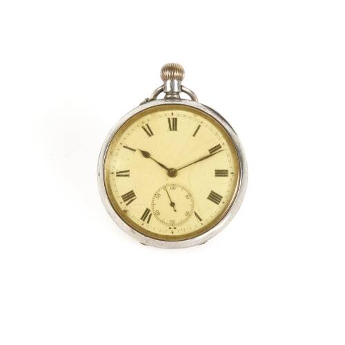 A Silver Cased Open Face, 'J W Benson', Ludgate Hill, London, Pocket Watch