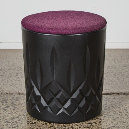 A Crystal Stool by Keith Melbourne for Zenith