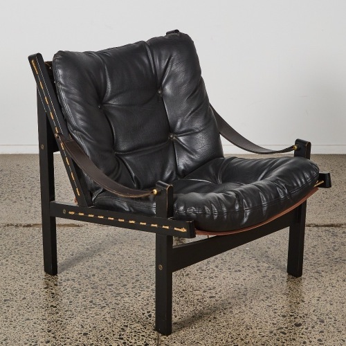 A Mid-Century Torbjorn Afdal "Hunter" Armchair for Bruskbo, Norway