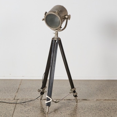 An Industrial Spotlight Style Floor Lamp, UK