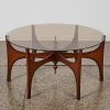A Glass Topped Coffee Table c.1970s