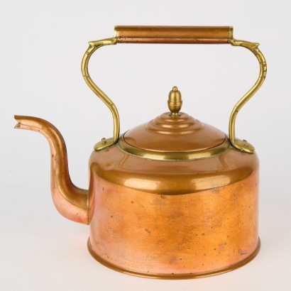 A French Large Copper Kettle