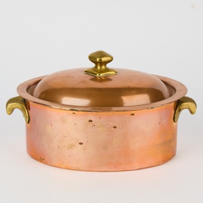 A French Copper Casserole Pot