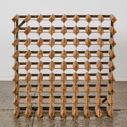 A 36 Bottle Wine Rack