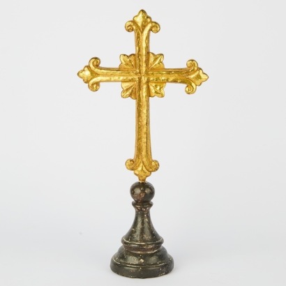 A Vintage Plaster Crucifix