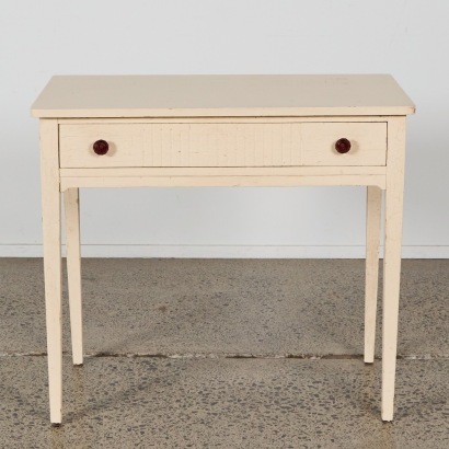 A White Console