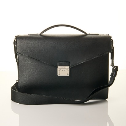 Montblanc, Meisterst&uuml;ck, Small Black Saffiano-Printed Leather Briefcase - As new