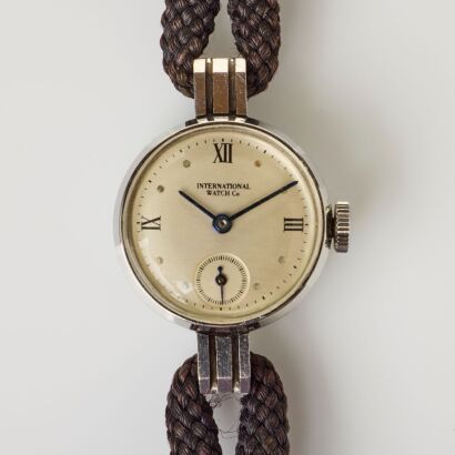 Stainless Steel, IWC Vintage, Ladies Calibre 96, Factory Restored with Paperwork, circa 1947