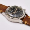 Stainless Steel, Heuer Pre-Carrera ref 406NR Chronograph Wristwatch, circa 1940's - 3