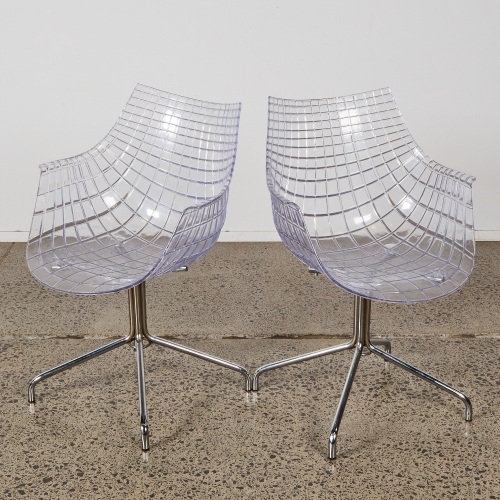 A Pair of Driade Meridiana Chairs by Christophe Pillet