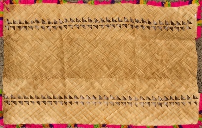 A Hand-woven Fijian Fala Moe (Floor Mat)